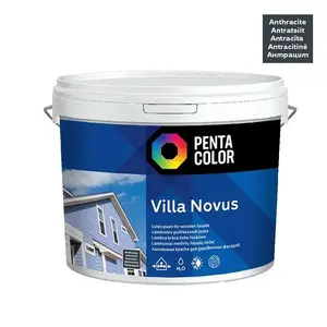 Наружная фасадная краска PENTACOLOR Villa Novus (Антрацит) 5 л