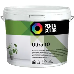Paint PENTACOLOR EMUL PAINT ULTRA 10 White — emulsion paint, 5 L