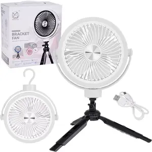Desk Fan Jokomisiada ZA5609 BI — cordless USB, 3-speed airflow, compact portable