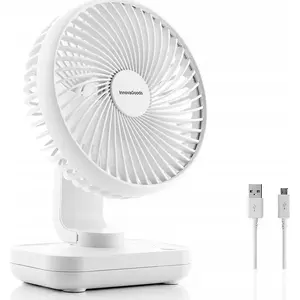 Galda ventilators InnovaGoods Rechargeable Desk Fan Fanrec O5,4'' 36 — uzlādējams portatīvais 5,4"