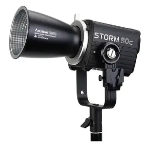 LED Fresnel Light Aputure STORM 80c 100 W — single-bulb, AC/Battery, 100–240V
