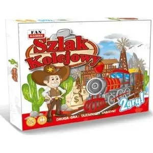 Board game Fan Games — Szlak kolejowy i Labirynt drogowy (family board game, Polish edition)