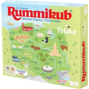 Board Game TMTOYS Rummikub Limited Edition Polska 00190 — Tile-based Rummy Game