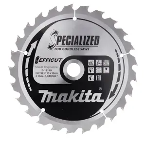 Ripzāģa disks Makita E-11140 — 1 gab.