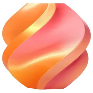 Филамент BambuLab PLA Silk Dual Color 1,75 мм 1 кг с многоразовой катушкой — Gilded Rose