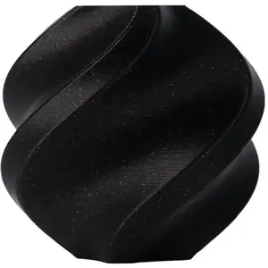 Филамент BambuLab PLA Sparkle 1,75 мм 1 кг с многоразовой шпулей — Onyx Black Sparkle
