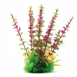 Mākslīgā akvārija auga AquaNatura TN-44090, violets plastmasas, 31 cm, garas kātiņas un sīkas lapas