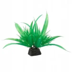 Akvārija dekoratīvā auga AquaNatura TN-44160, plastmasas zaļš, 10 cm, spirulīnas dizains