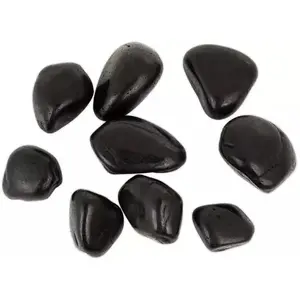 Polētie akmeņi akvārijam un terārijam sera Black Pebble III 20–30 mm 10 kg