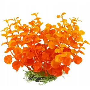 Akvārija dekorācija Terra Natura Aqua Natura plastmasas oranža čūska 12 cm peperomia plata