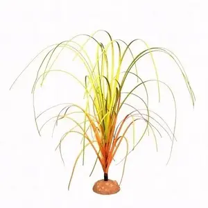 Terārija dekors Terra Natura mākslīgā zāle uz lielas pamatnes, 24 cm
