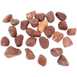 Dekoratīvi pulēti akvārija un terārija oļi NB Minerals Red Pebble 20–30 mm, 5 kg maisiņš