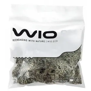 Lolo Pets Classic WIO Bits ķērpis — dekoratīvs terārija materiāls, kompaktas daļiņas, 0,5 kg maisiņš