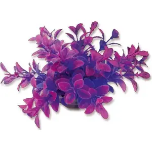 Akvārija plastmasas augs HAPPET 10 cm — dekoratīva folija, modelis 1F15