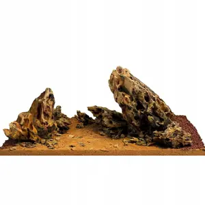 Akvārija dekorācijas grants Bosch WIO Amber Dragon River, sarkanīgi-okrā, 12 kg, kastē