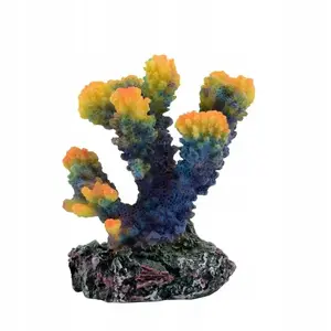 Akvārija dekorācija Terra Natura zils koraļļu ornaments 8 cm