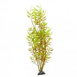 Akvārija dekora augs Terra Natura Aqua Natura plastmasas dzeltena 31 cm