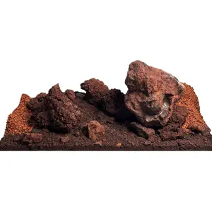 Akvārija dekoratīvais grants WIO Red Dusk River, sarkani‑okera, 6 kg, kastē