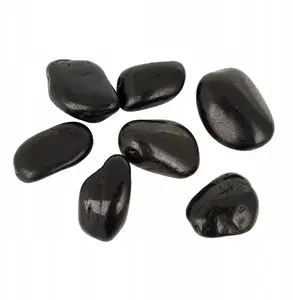 Pulēti akmeņi NB Minerals Black Pebble 30–50 mm akvārijam un terārijam, 10 kg iepakojums