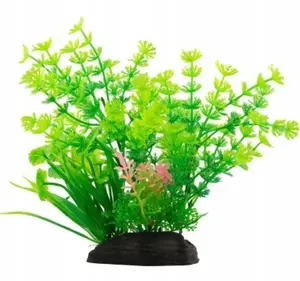 Dekoratīvā akvārija auga Terra Natura TN-44150, plastmasas zaļa paparde/spirulīna, 20 cm