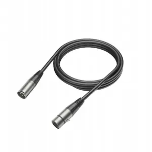 Микрофонный кабель Fifine L9C XLR штекер–гнездо, 1,8 м, чёрный