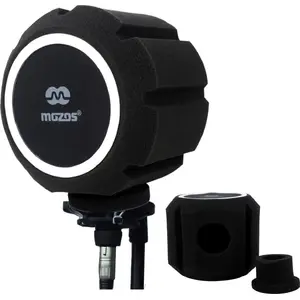 Mozos PS-5 Foam Ball Pop Filter for Microphones — Spherical foam wind/pop shield