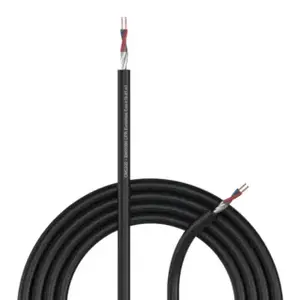 Audio kabelis Procab CMC222-CCA/1 — 100 m, AWG 22, vara pārklāts alumīnijs (CCA), melns
