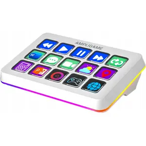 Streaming controller Fifine D6W — compact USB audio interface and mixer for live streaming
