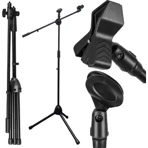 Стойка студийная для микрофона Mozos SM803-PRO — напольная, с регулируемым плечом