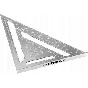 Aluminium Carpenter's Square with Base PRO 300 mm