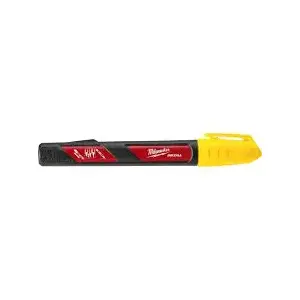 Eļļas marķieris MILWAUKEE 48223721 — dzeltena eļļas pildviela izturīgai marķēšanai