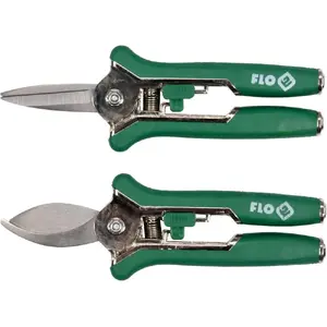 Pruning shears Flo 99195, bypass secateurs, 150 mm blade length, pack of 2