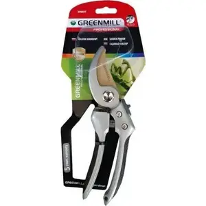 Pruning Shears Greenmill FD000547 nożycowy — garden hand secateurs, metal blades, handheld