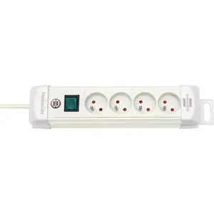 Power strip Brennenstuhl Premium-Line 4 sockets 1.8 m white