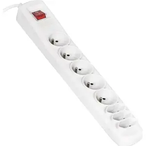 Barošanas sloksne Activejet Exclusive ar pārsprieguma aizsardzību 8 ligzdas 5 m balta