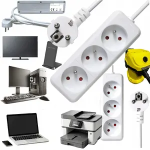Power strip Bounn BLZ-7-WH — 3 sockets, 1.5 m cable, 16A, white