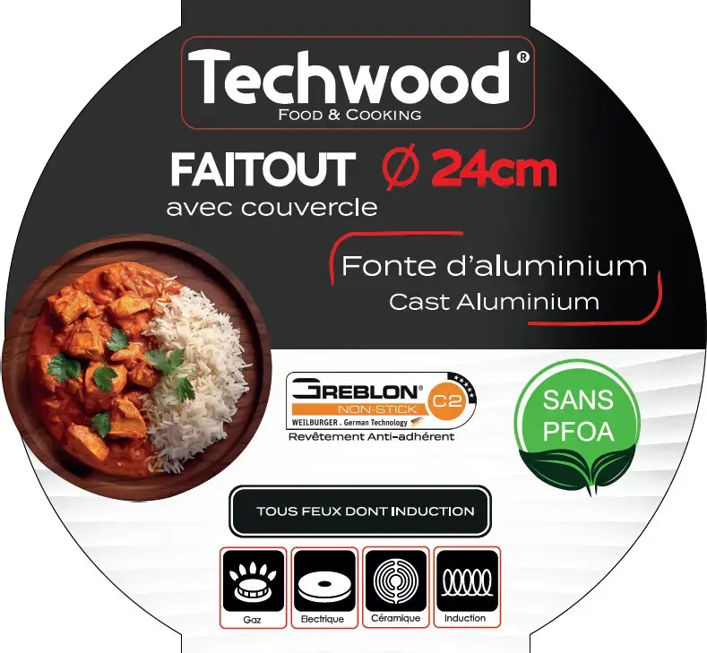 Techwood krūzīte TP-24FT 24 cm Photo 4