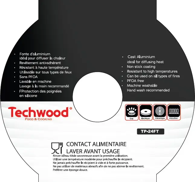 Techwood krūzīte TP-24FT 24 cm Photo 5