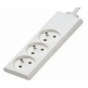 Barošanas sadalītājs LG DX-3F — kabelis 2 m, 3 kontaktligzdas, modelis 434151,00