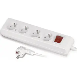 Сетевой фильтр Volteo VT-300-1403W — 4 розетки, кабель 3 м, белый