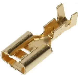 Female Crimp Connector No name KSG-6.3/2.5*P100 — 6.3 mm, 2.5 mm², pack 100