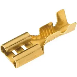 Connector boot Ergom Nasuwka N 4.8 for male blade 2.5 mm, wire 0.8 mm — pack 100 (E10KN-01010200801)