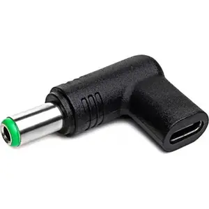 Vega adapter USB-C to 6.3 x 3 mm barrel plug for Toshiba laptops, model 35135
