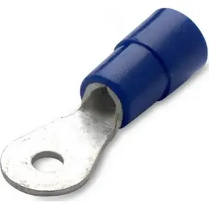 Insulated ring terminal BM S.P.A 2.5 mm² blue, tin-plated copper, pack of 10 (MPN BEBM00231S)