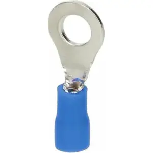 Insulated Ring Terminal ORNO OR-KK-8102/2.5/5/B2 — max conductor 2.5 mm², M5 screw eye, blister pack 25 pcs