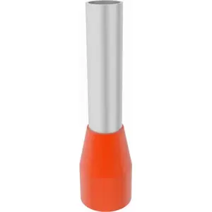 Crimp ferrule Elpromet E1008 insulated 1 mm² (1.0 mm) 100 pcs red