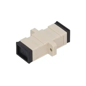 Adapter SC/UPC simplex for multimode fiber, Extralink, gray