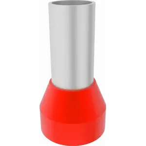 Crimp ferrule Elpromet E10/12mm insulated 10 mm² red, pack 100 (E10-12)