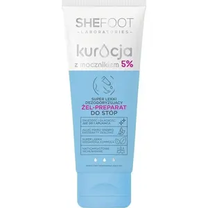 Kāju gēls SheFoot Super dezodorējošs ar 5% ureu, 75 ml — kāju kopšanai