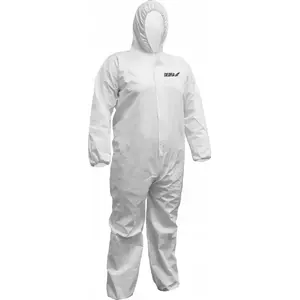 Protective Painter's Coverall Dedra BH19M-L, size L, with membrane, CE certified